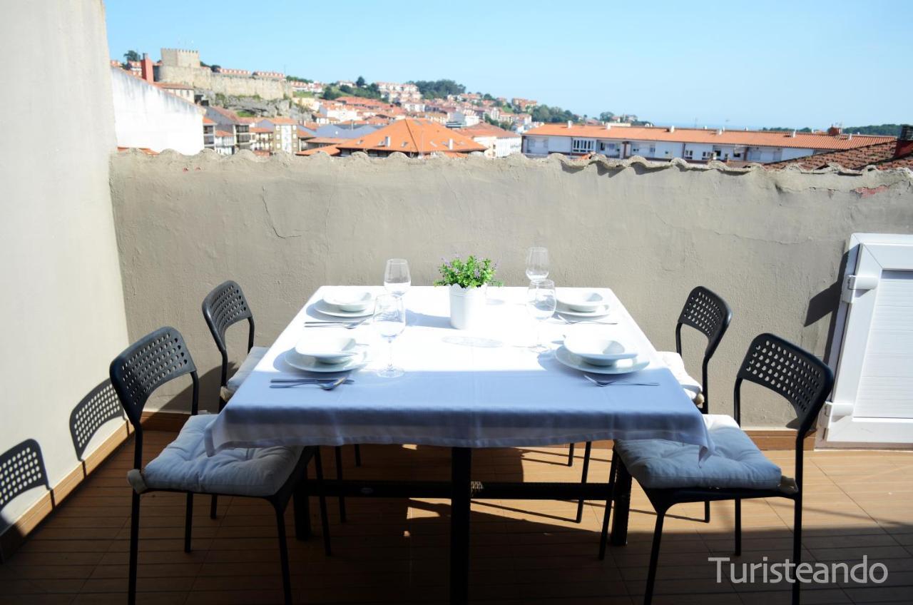 Appartement Duplex Pleamar - Gran Terraza En El Centro à San Vicente De La Barquera Extérieur photo